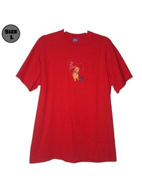 Winnie the Pooh: Be My Hunny USED Shirt (L, Disney, Embroidered, Rhinestones)